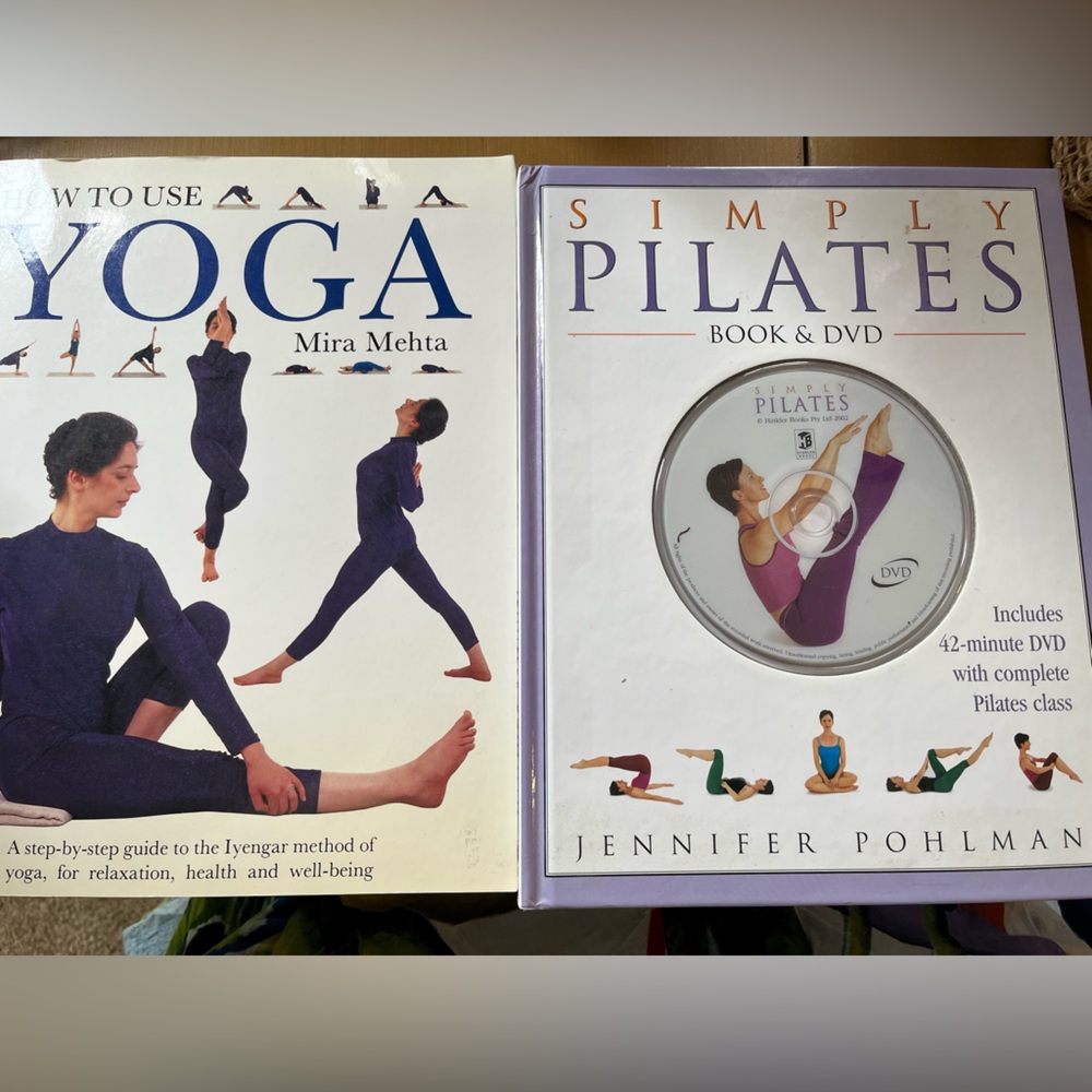 Yoga and Pilates Book & DVD Set